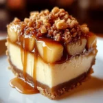 Caramel Apple Cheesecake Dream Pie will wow guests!