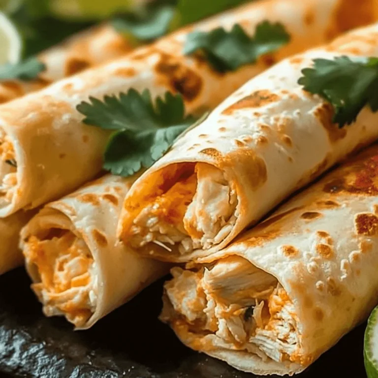 Cream Cheese Chicken Taquitos