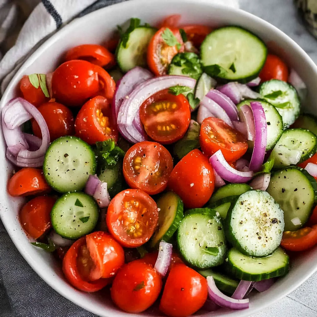 Cucumber Tomato Salad