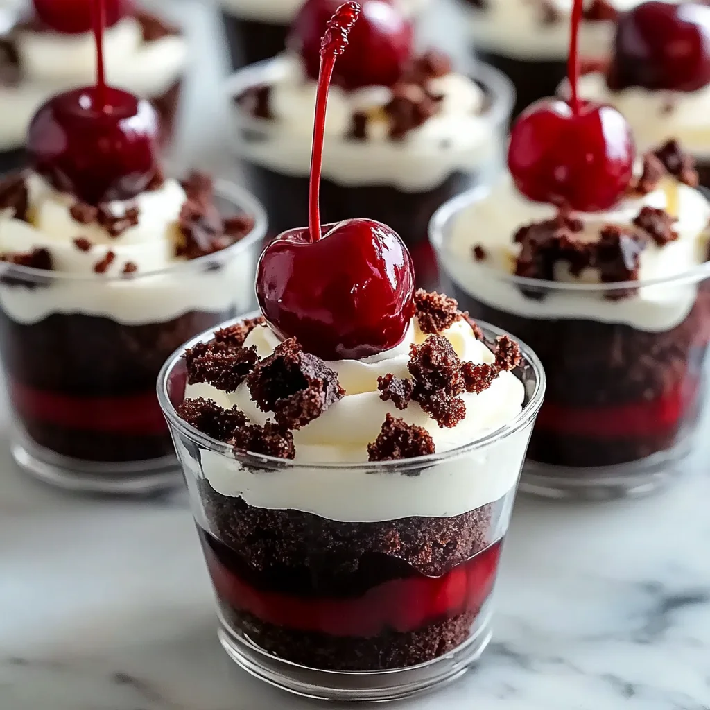 DLux Mini Dessert Cups – Black Forest Cake Recipe