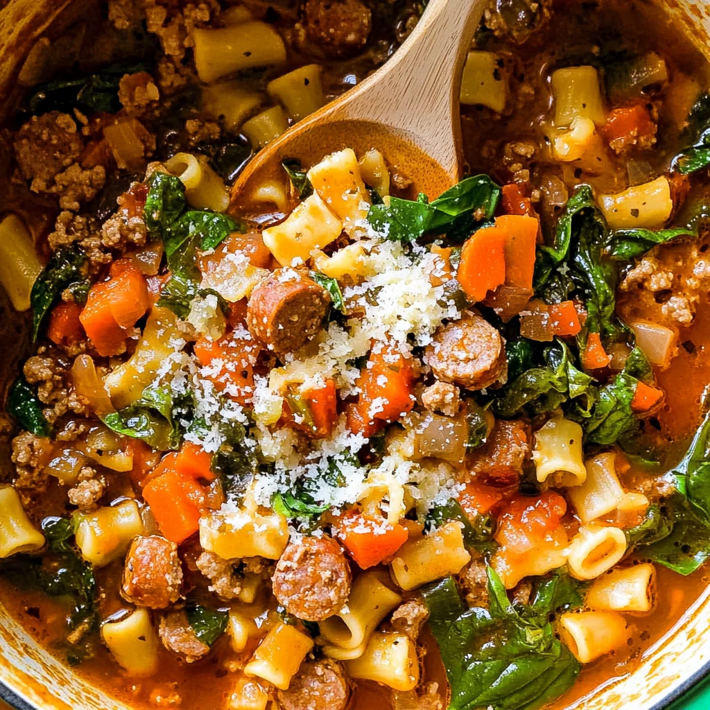 Easy Italian Sausage Soup Recipe