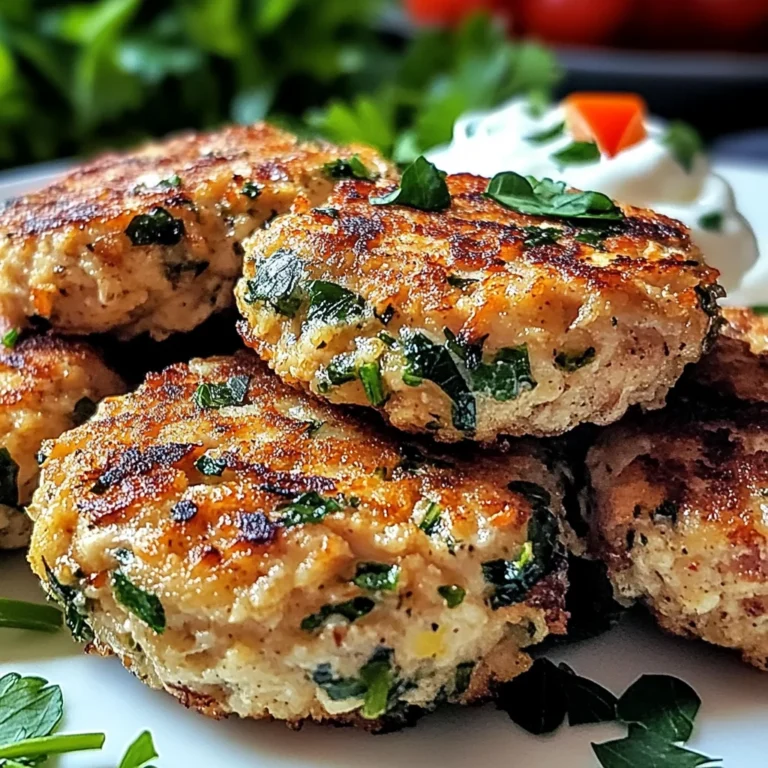 Mediterranean Chicken Patties
