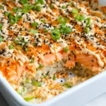 Salmon Sushi Bake